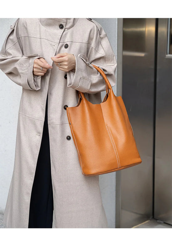 Soft Leather Tote – Everyday Women's Bag