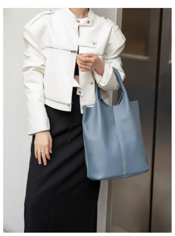 Soft Leather Tote – Everyday Women's Bag